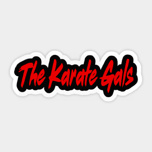 The Karate Gals Logo 2 Sticker